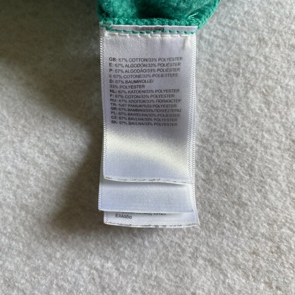 The North Face Sweatshirt Mens M Green Long Sleeve Fleece Logo Pullover - Picture 7 of 10